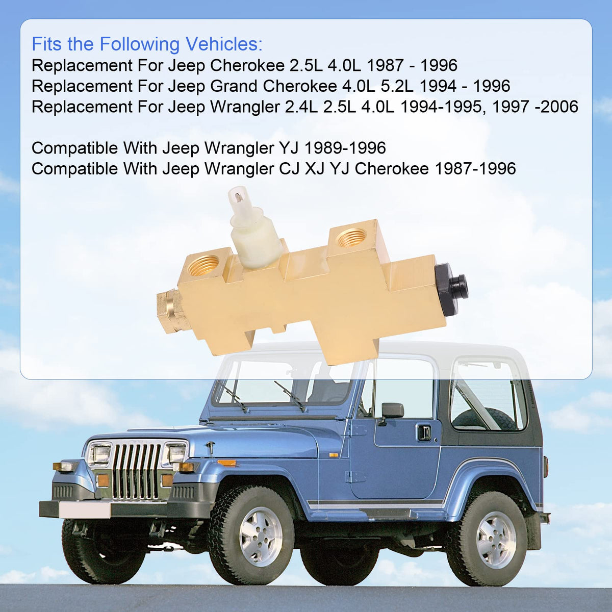 LDMINDA valve installed in Jeep engine bay demonstrating fitment and restored braking