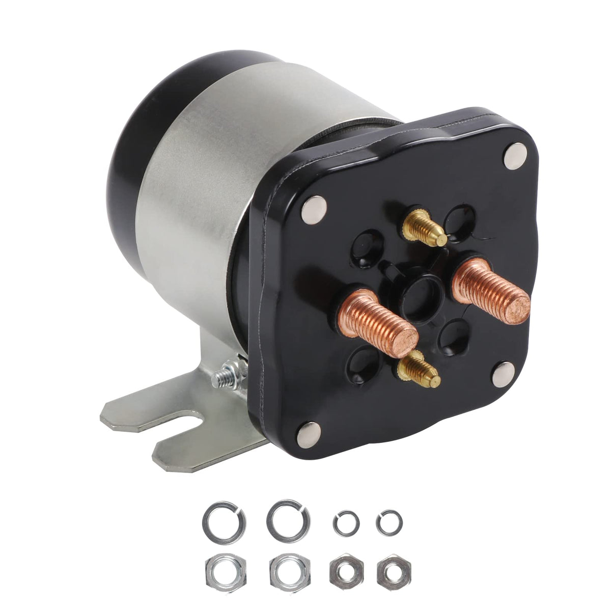 LDMINDA solenoid front view showing terminal layout and easy fit