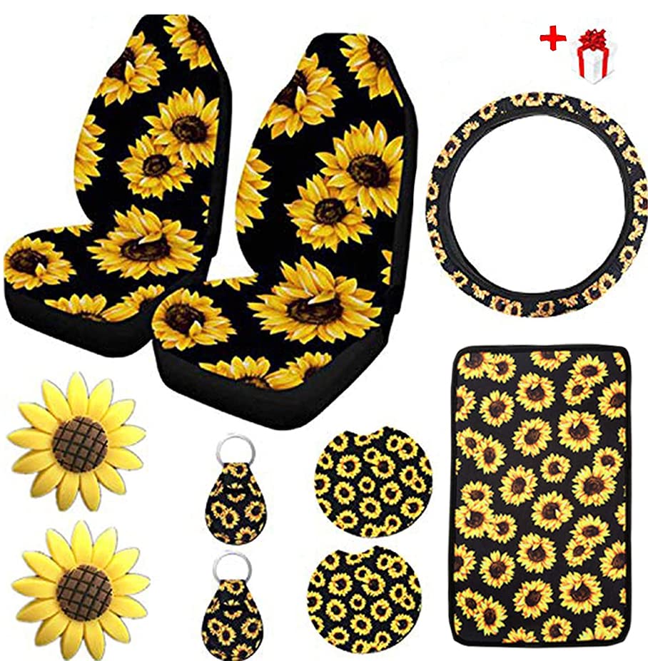 Ldntly front packaging showing full sunflower accessories set and appeal