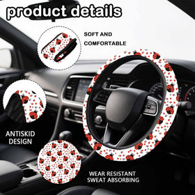 Ldntly steering wheel cover close-up showing grip and protective benefit