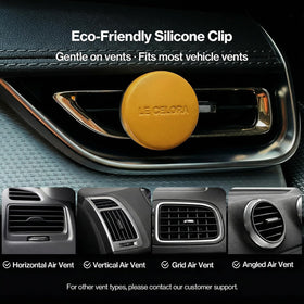 LE CELORA in a luxury car interior illustrating refined cabin ambience