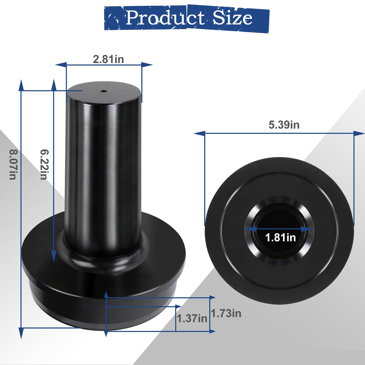 LE-JX 6697 positioned on Ford axle knuckle demonstrating compatibility