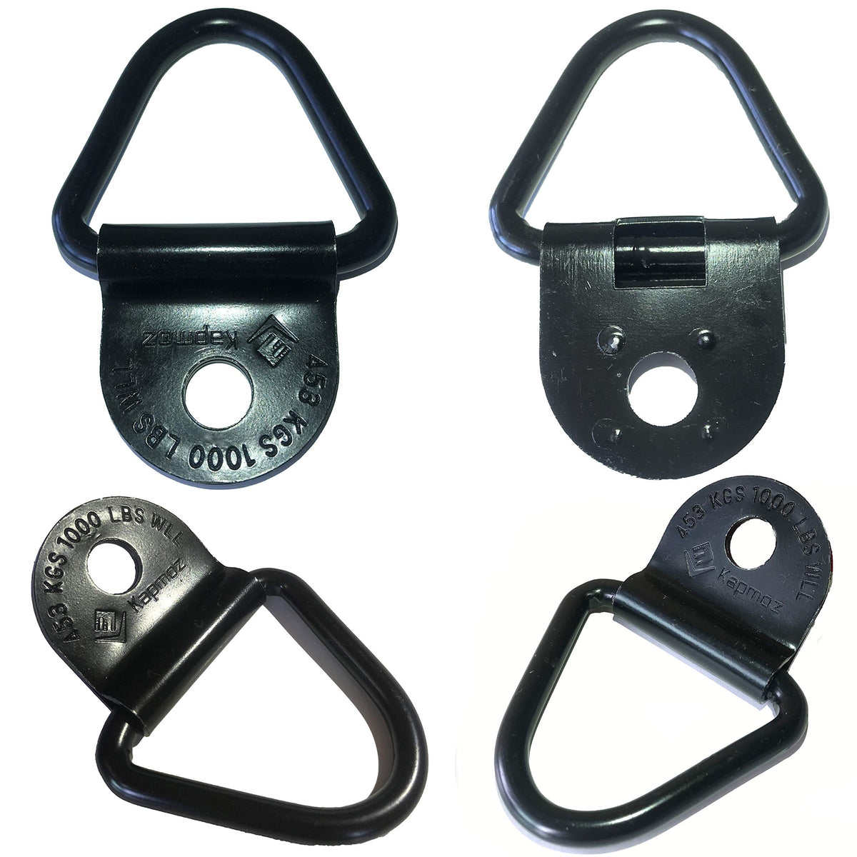 LE KAPMOZ anchor beside ruler showing compact size for easy placement