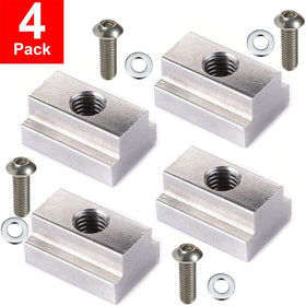 LE KAPMOZ T-slot nut and bolt assembly showing tapped-through design for secure fit