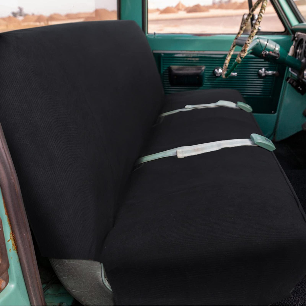 Leader Accessories corduroy closeup highlighting durable woven texture