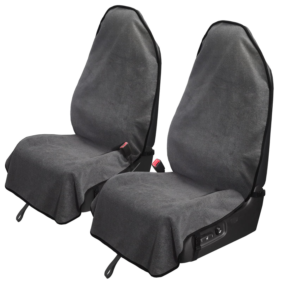 Leader Accessories front seat cover front view showing protection and fit