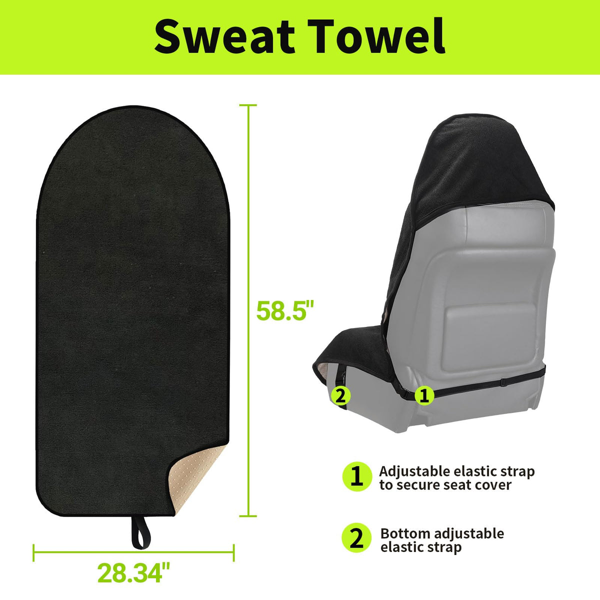 Leader Accessories installed on a car front seat showing secure fit benefit