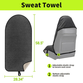 Leader Accessories installed on driver seat demonstrating fit and comfort during daily driving