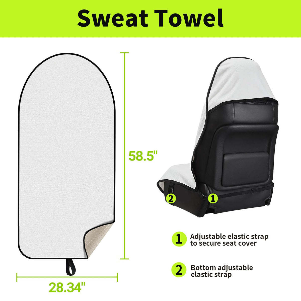 Leader Accessories non-slip backing texture preventing seat movement