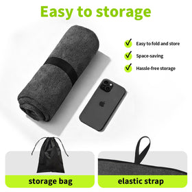 Leader Accessories non-slip dotted backing illustrating grip to prevent cover shifting