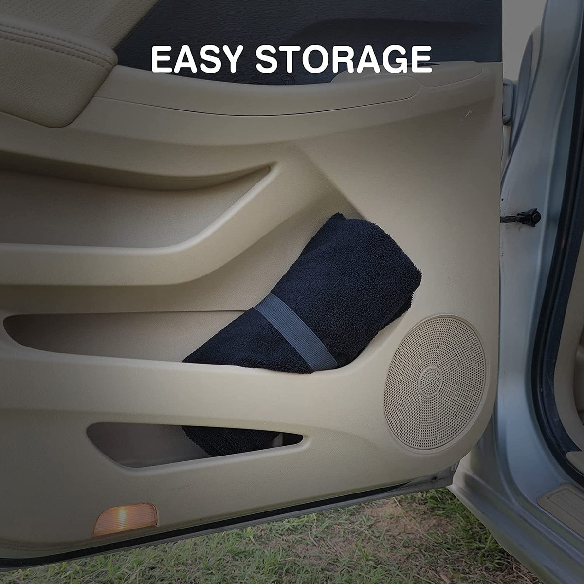 Leader Accessories rolled compact for easy storage and transport