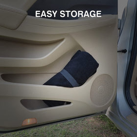 Leader Accessories rolled compact for easy storage and transport