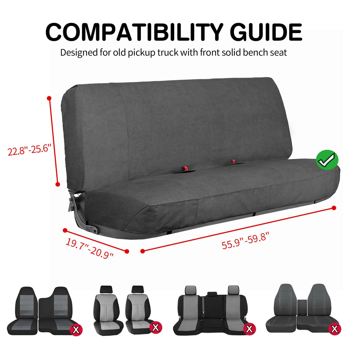 Leader Accessories size comparison with tools showing pocket capacity and scale