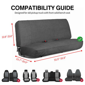 Leader Accessories size comparison with tools showing pocket capacity and scale