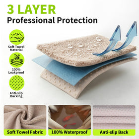 Leader Accessories waterproof backing detail blocking liquids and stains