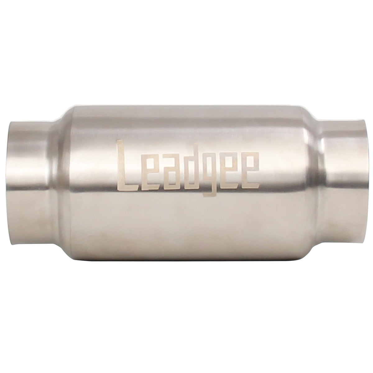 Leadgee resonator in garage with tools, ideal for custom exhaust builds benefit
