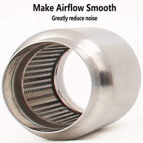 Leadgee resonator welded in exhaust system, secure installation benefit