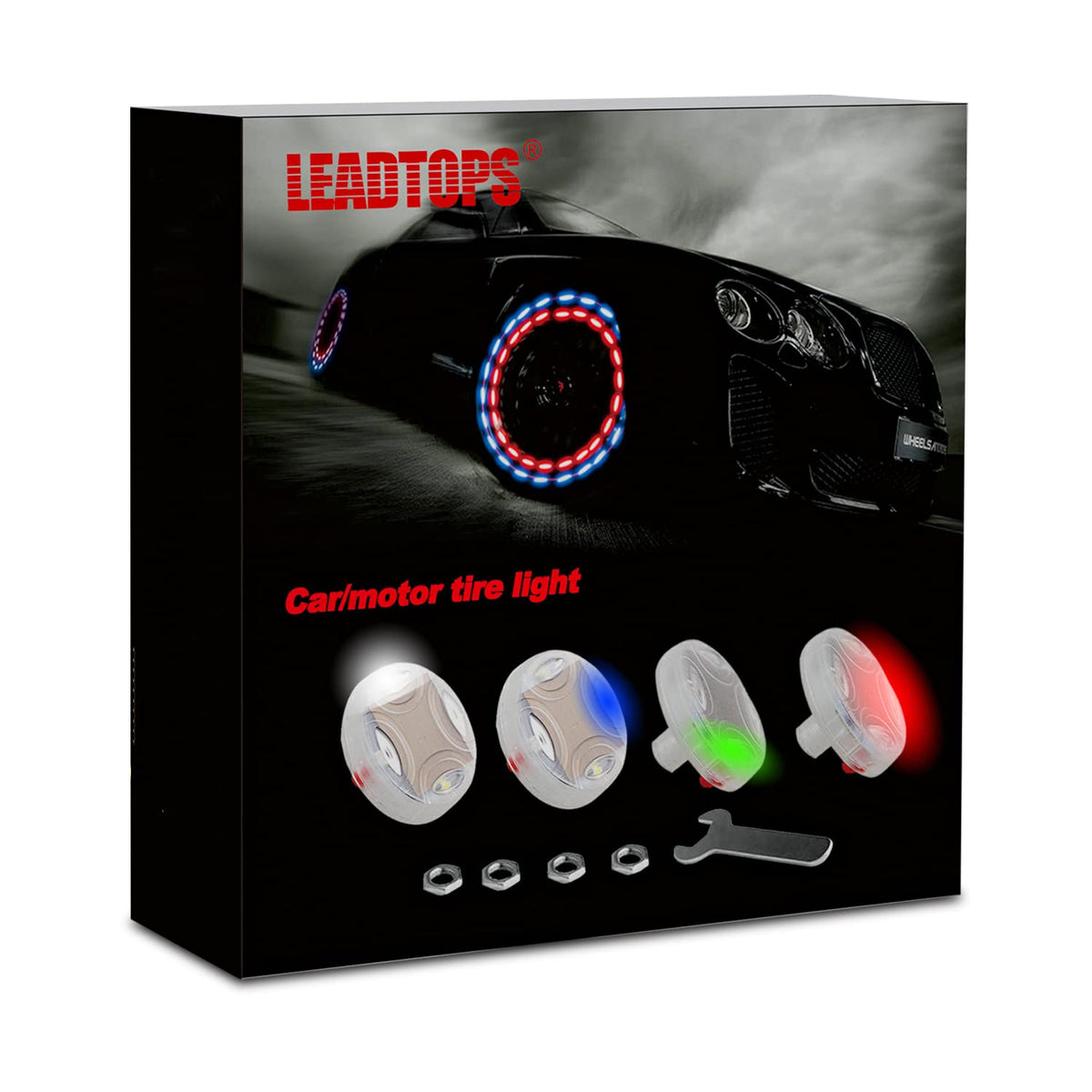 LEADTOPS front packaging showing 4-pack and features for quick purchase decision