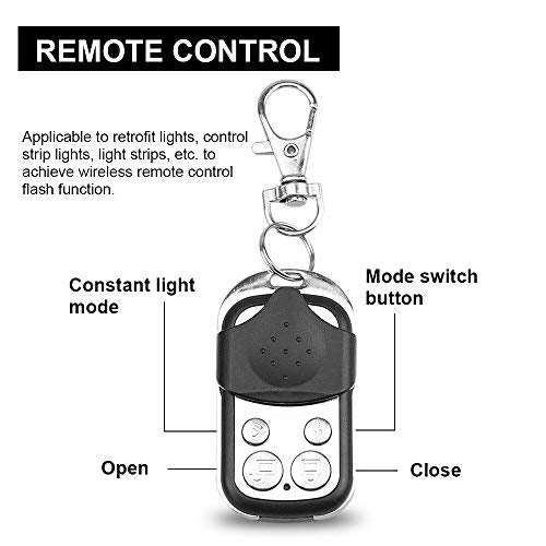 LEADTOPS illuminated switch close-up showing visibility and nighttime benefit