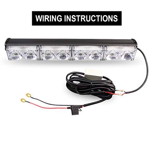 LEADTOPS connector ends and two output leads for fast light bar hookups