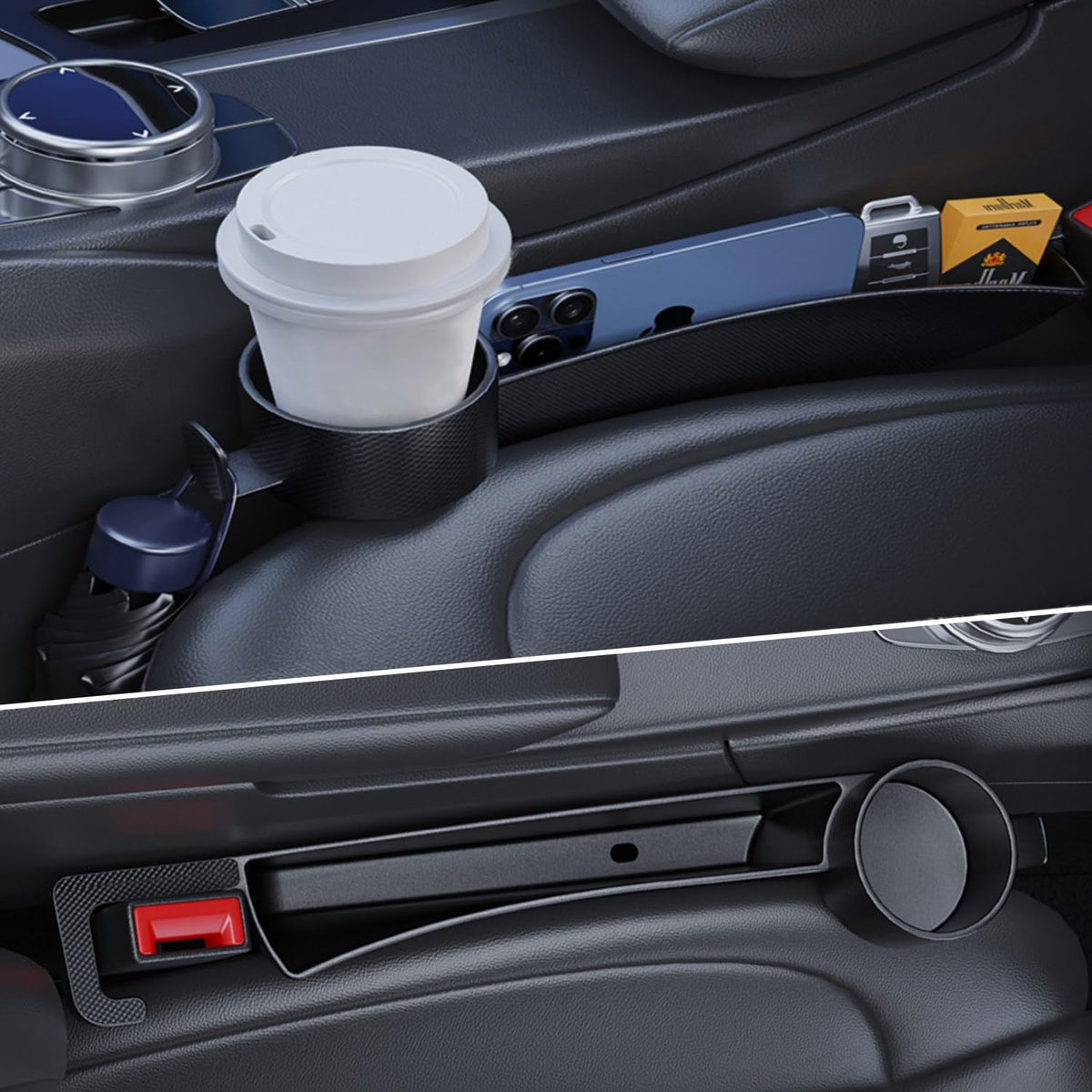 LeaHun front view of two gap plugs showing neat organization benefit