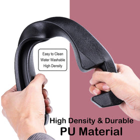 LeaHun close-up of durable PU texture highlighting easy-clean advantage