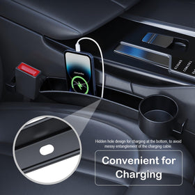 LeaHun hidden charging hole detail for cable organization benefit