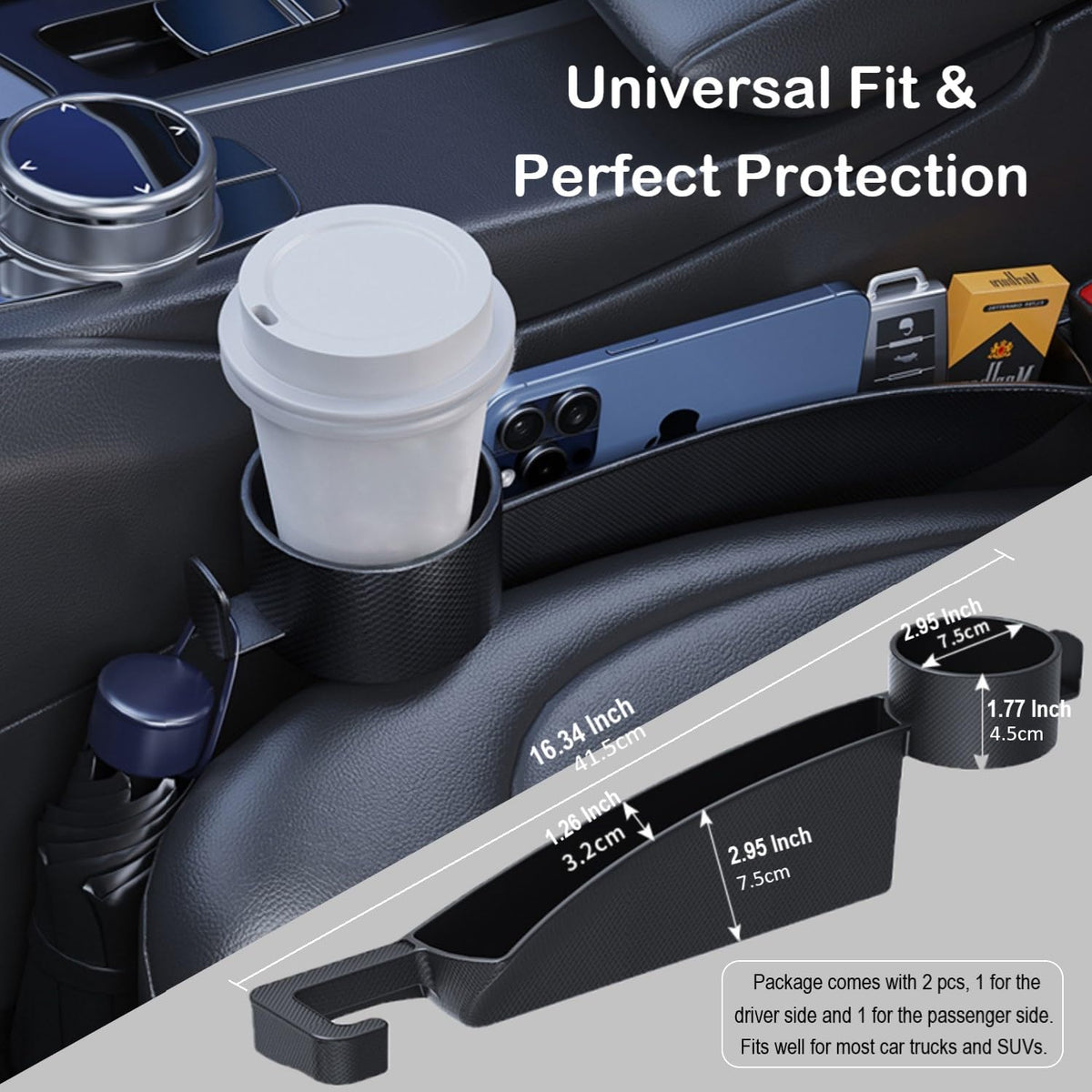LeaHun seatbelt slot secured around catch for stable fit benefit