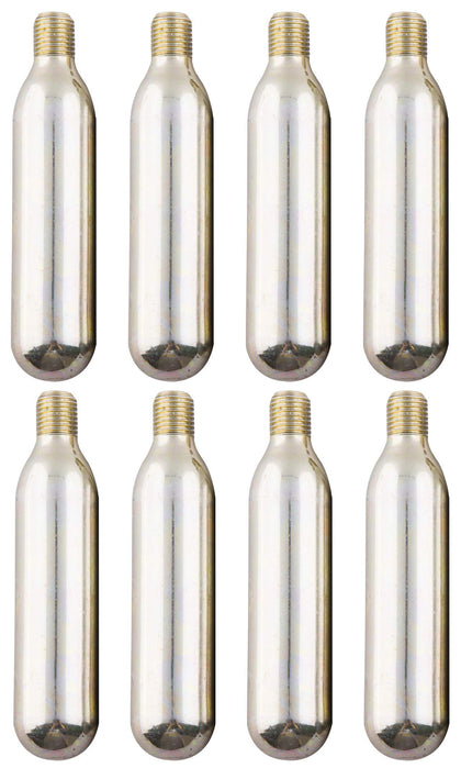 Leak Saver front packaging showing eight CO2 cartridges and brand, professional supply ready