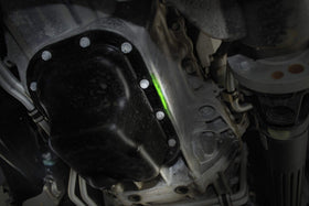 LEAKFINDER fluorescence under UV revealing leak location quickly