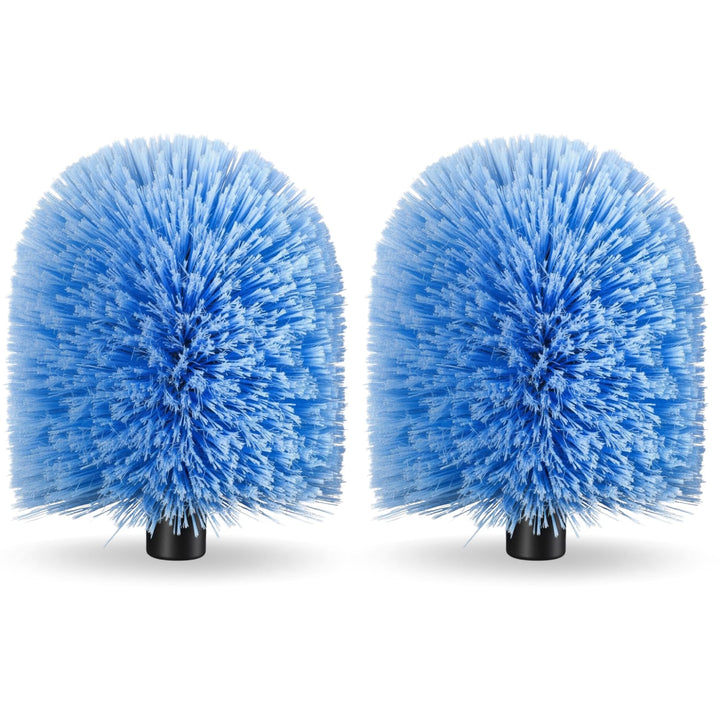 Leanaco front view of big blue duster head showing full coverage benefit
