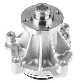 LEAPTIGER water pump with included gasket laid out to confirm all components before installation