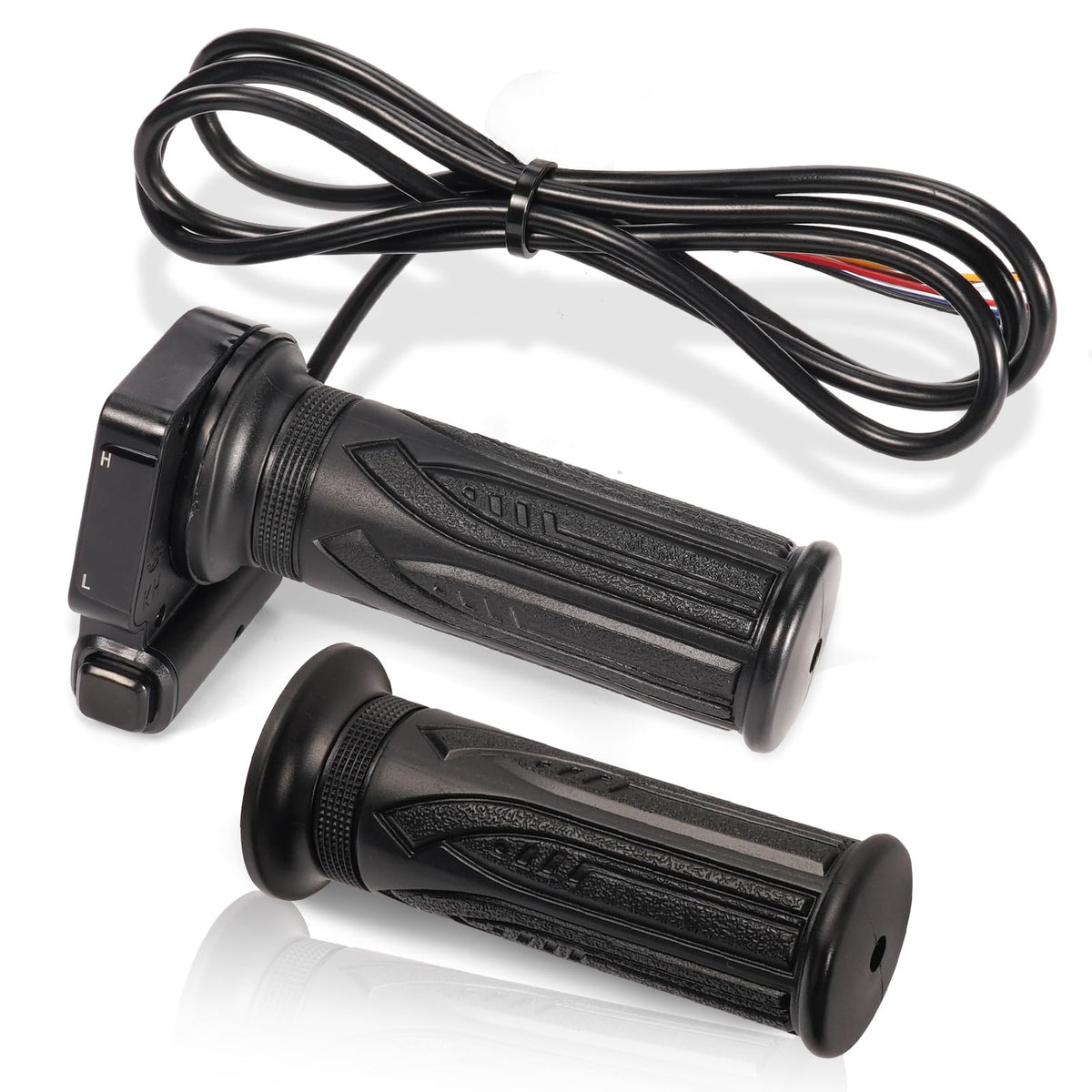 leaptrend front view showing throttle housing and label for quick identification