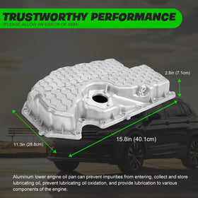 leaptrend installed under engine in vehicle benefit: confirms fit and clearance