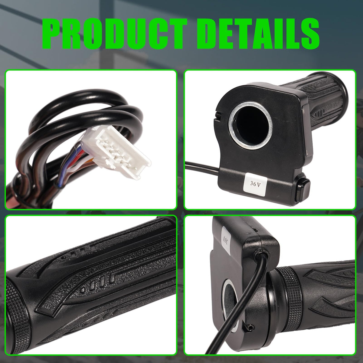 leaptrend throttle installed on handlebar demonstrating ergonomic placement