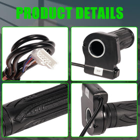 leaptrend throttle installed on handlebar demonstrating ergonomic placement