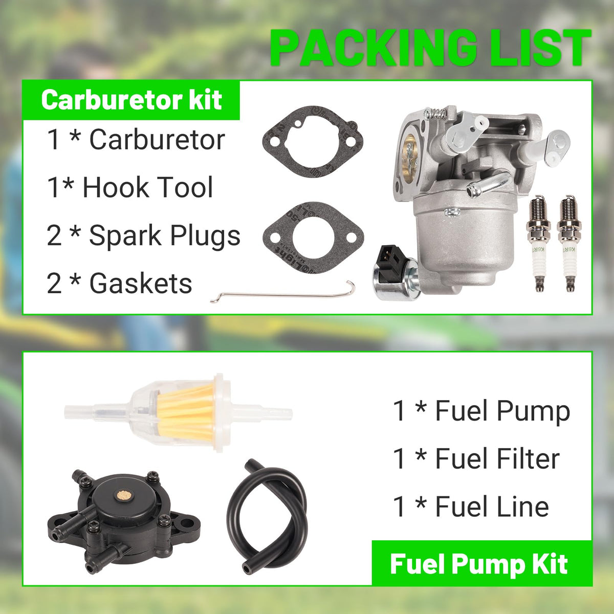 leaptrend full kit contents laid out for quick installation and maintenance benefit
