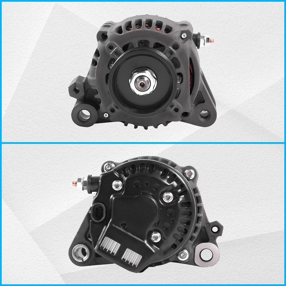 leaptrend alternator next to ruler for scale, clarifies size for fitment