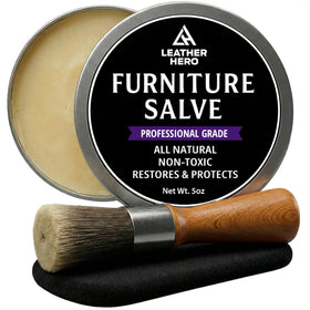 Leather Hero front packaging 5oz showing kit and benefits