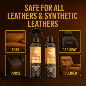 Leather Hero 12x12 microfiber cloth size displayed for streak-free buffing benefit