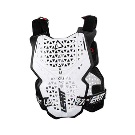 Leatt chest protector 1.5 on rider in trail setting showing lightweight mobility