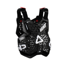 Leatt chest protector close-up texture highlighting 3D design for comfort