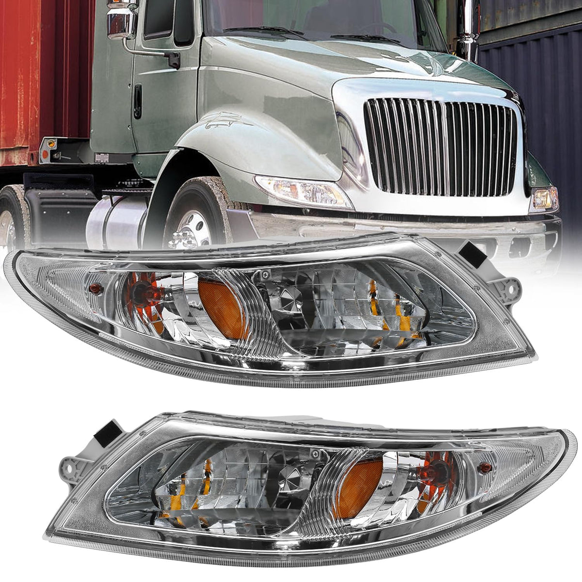 LEAVAN headlight front assembly showing clean lens and beam alignment benefit