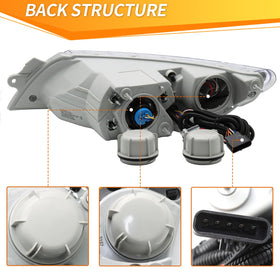 LEAVAN headlight lens close-up showing clear finish for improved light output