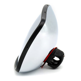 LEAVAN mirror mounted on Freightliner M2 demonstrating improved road visibility