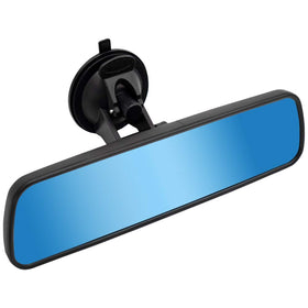 LECAMEBOR front view of mirror showing blue anti-glare coating and wide surface for clearer vision