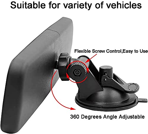 LECAMEBOR installed inside car showing expanded rear visibility and safer viewing angles