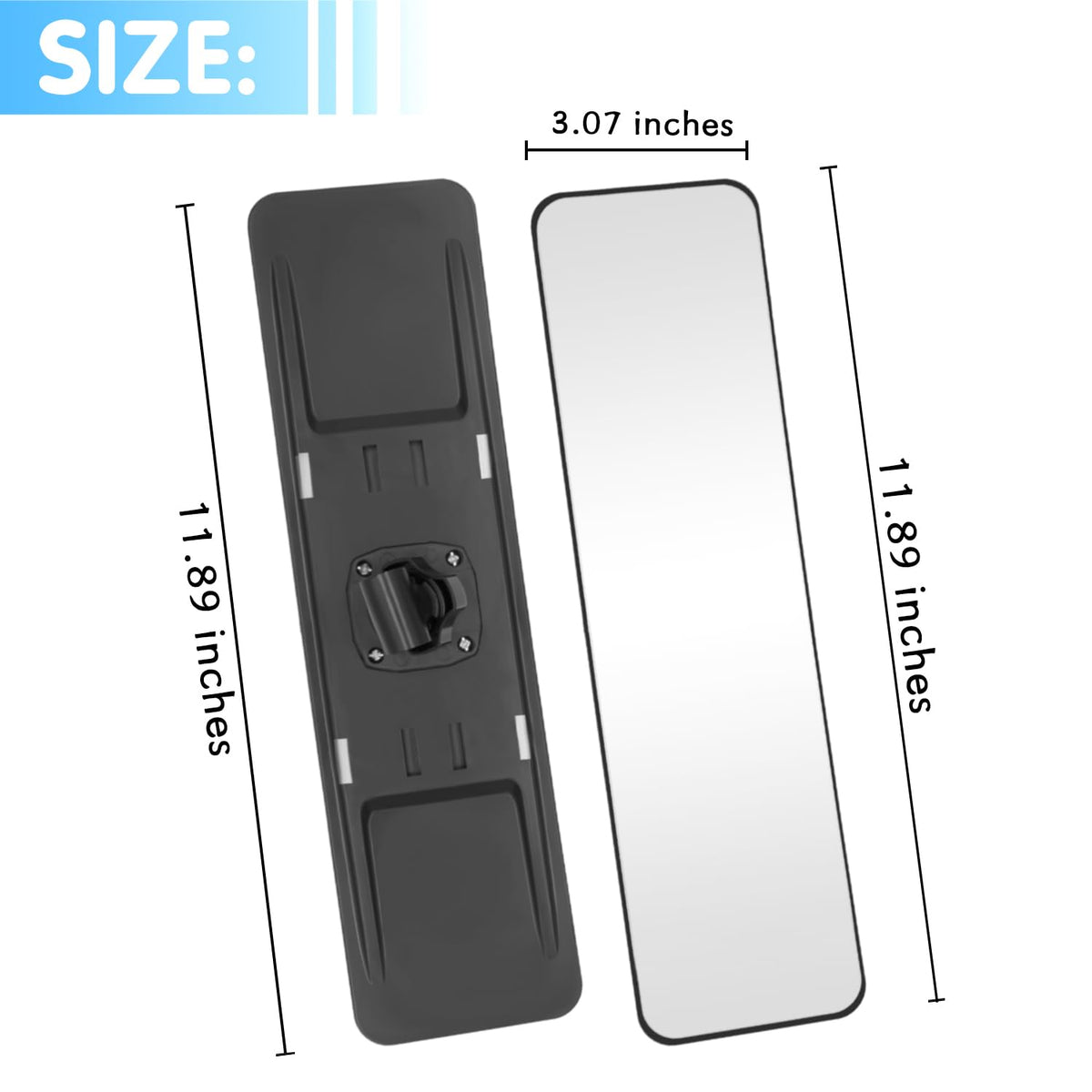 LECAMEBOR close-up of HD fiberglass composite mirror surface for clearer imaging