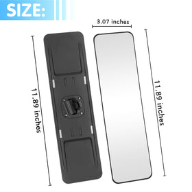LECAMEBOR close-up of HD fiberglass composite mirror surface for clearer imaging