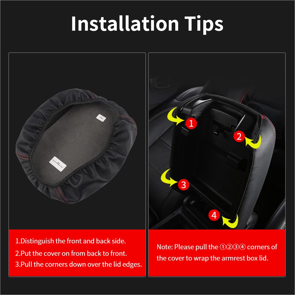 LECART view of cover on open lid showing secure console fit